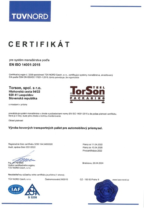 ISO 14001 sk